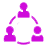 network of employees icon