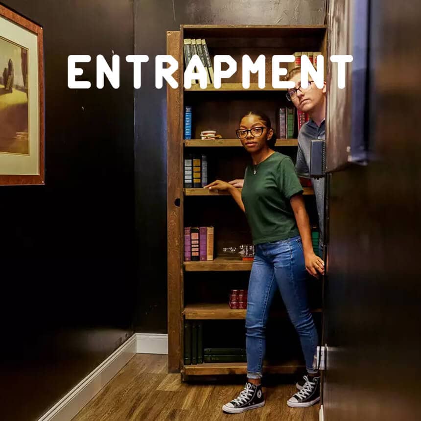 Entrapment by Red Door game poster