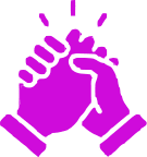 high-fiving icon