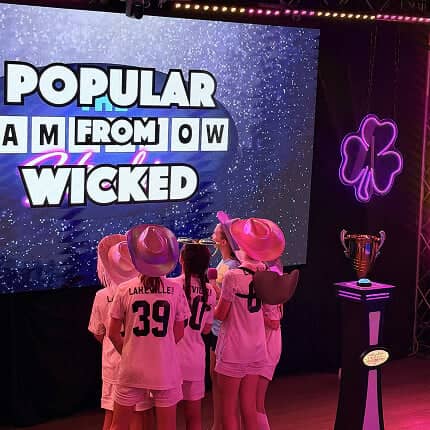 kids playing game show game