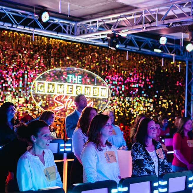 game show studio contestants
