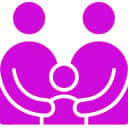 parents and kid icon