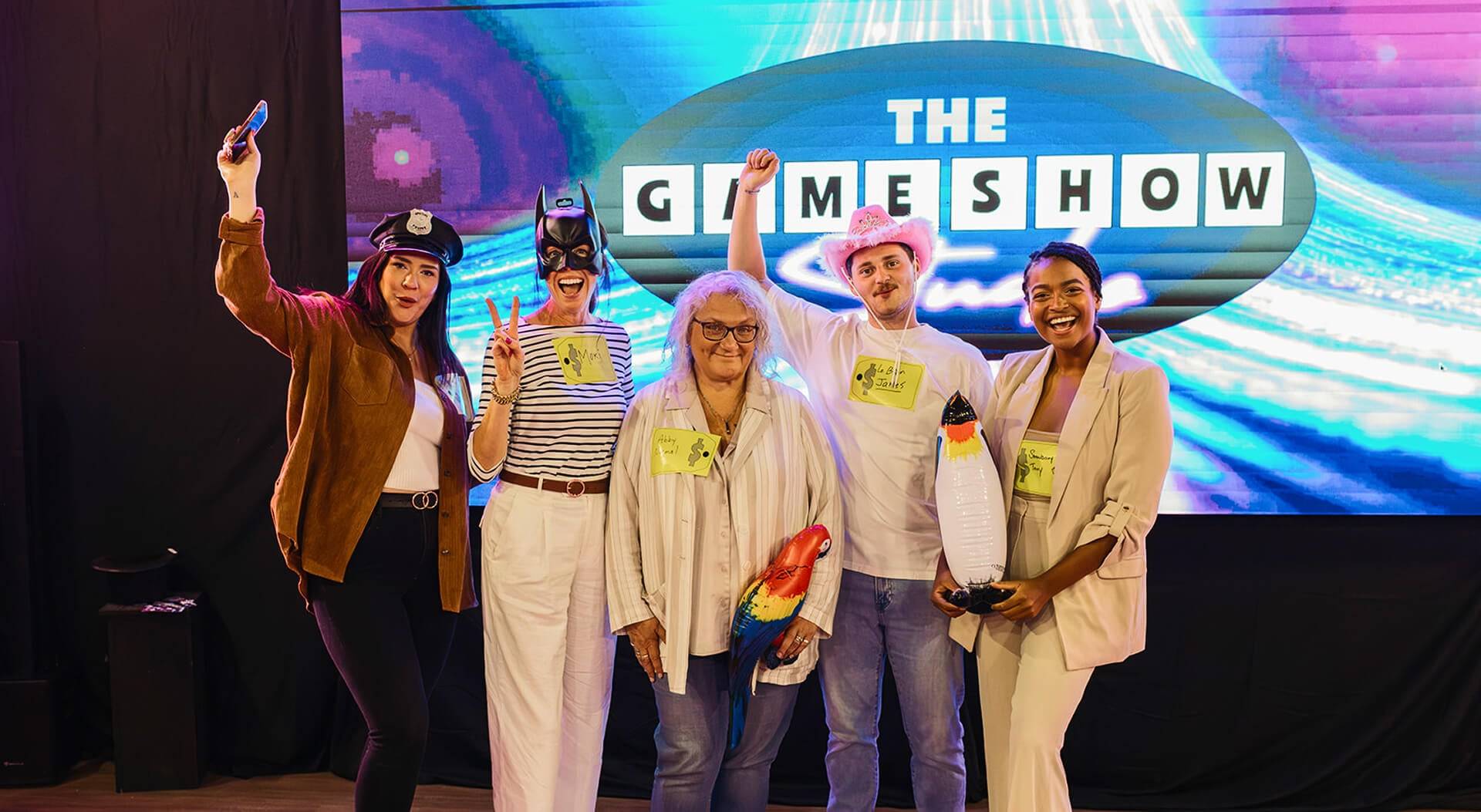 Game Show Studio contestants