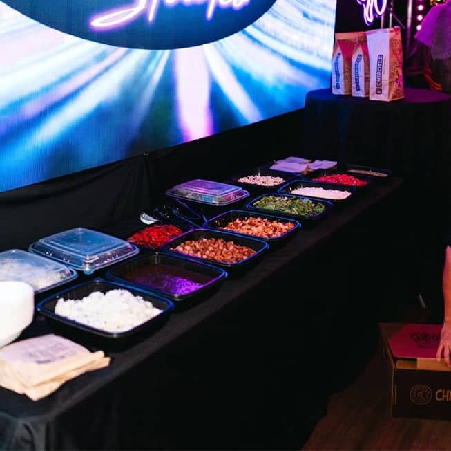 catering style dining