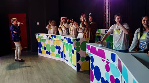 Game Show Studio contestants